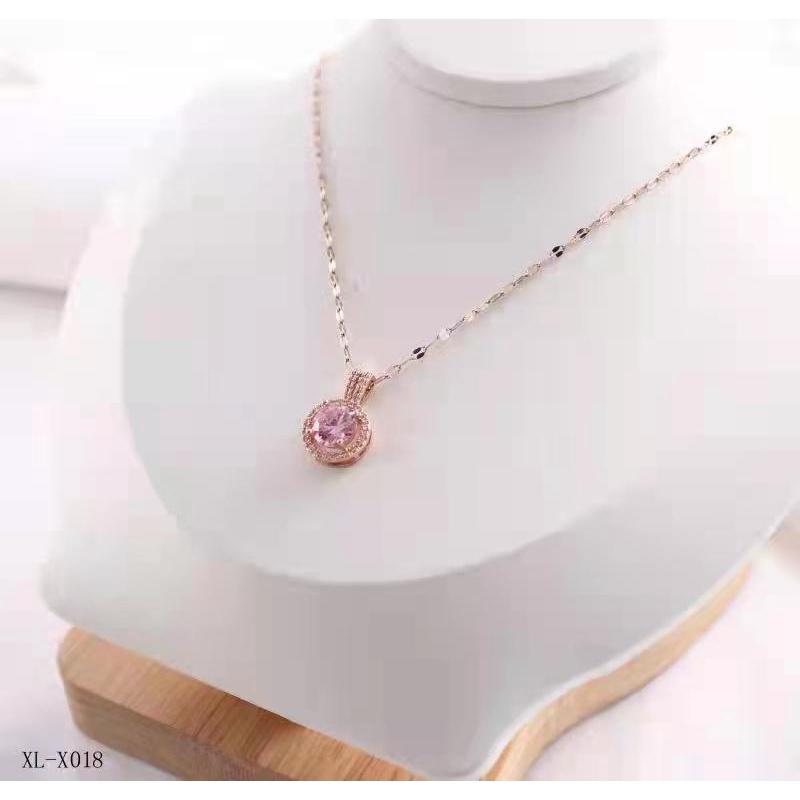 Kalung Titanium Permata Perhiasan Fashion 018,045