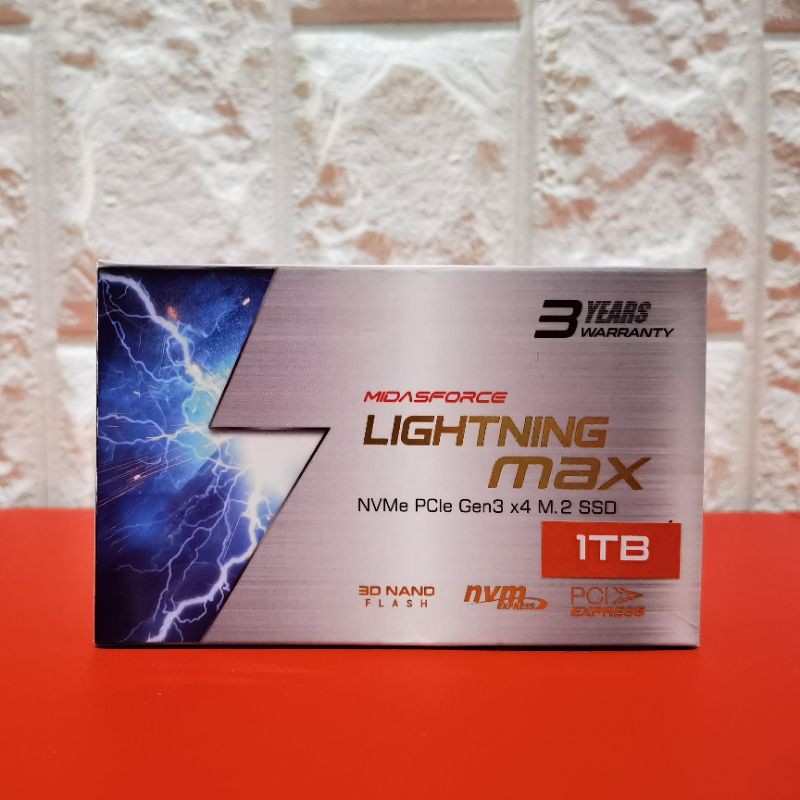 SSD M.2 NVMe 1 TB Midasforce PCIe Gen3 x4