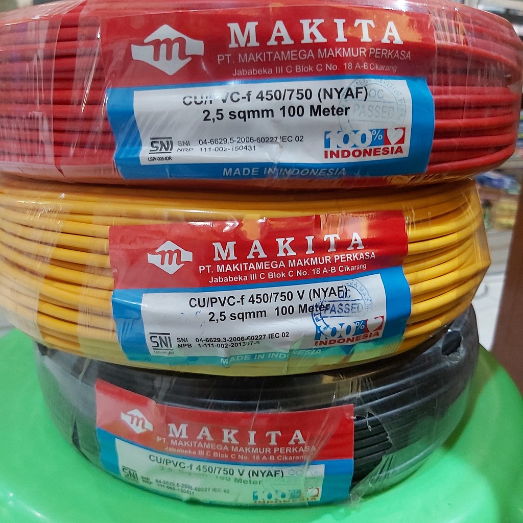 KABEL SERABUT NYAF 2.5 MM 1 ROL