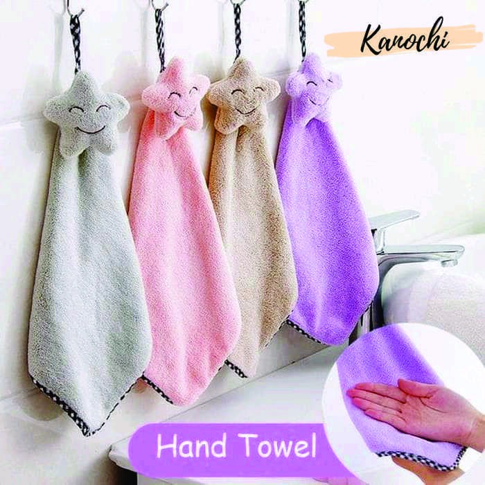 Lap handuk tangan star bintang Star Hand Towel Kain Lap tangan