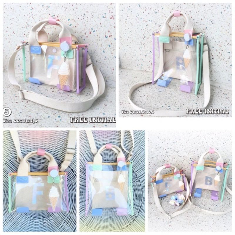 TAS PVC/TOTEBAG CLEAR/TAS MIKA MURAH TERBARU TERMURAH TERLARIS TRANSPARAN TAS KONSER TAS PVC TRANSPA