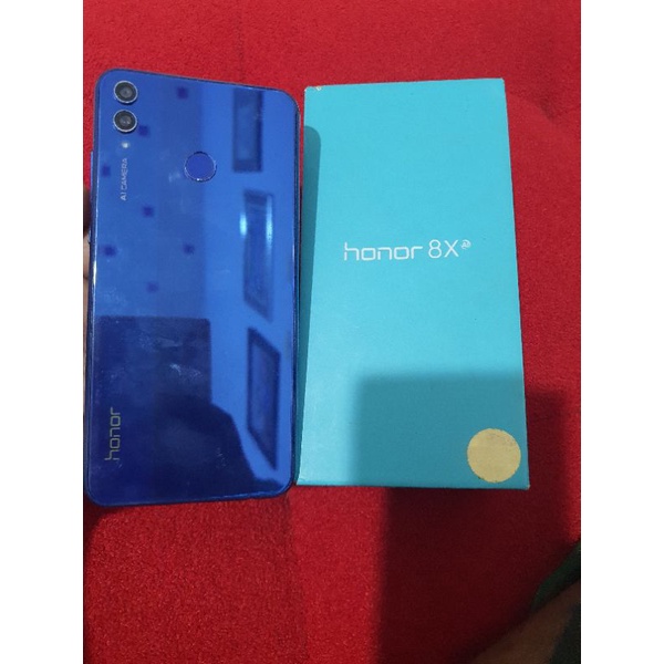 HUAWEI HONOR 8X RAM 4GB INTERNAL 128GB FULLSET BEKAS PEMAKAIAN PRIBADII