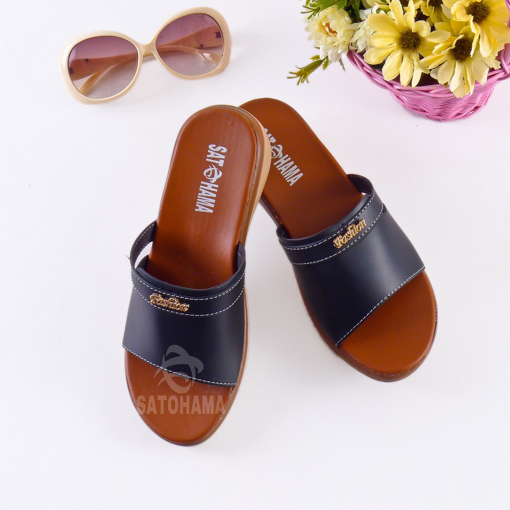 Satoham Sandal Wanita Sandal Fashion Sandal Cewek Santai Sandal Casual Sandal Kokop Sandal Murah