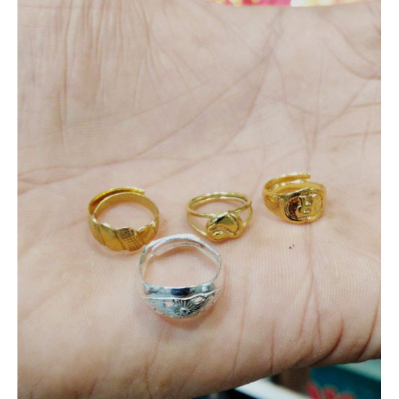 cincin bayi emas muda kadar renda berat 0,5 gram