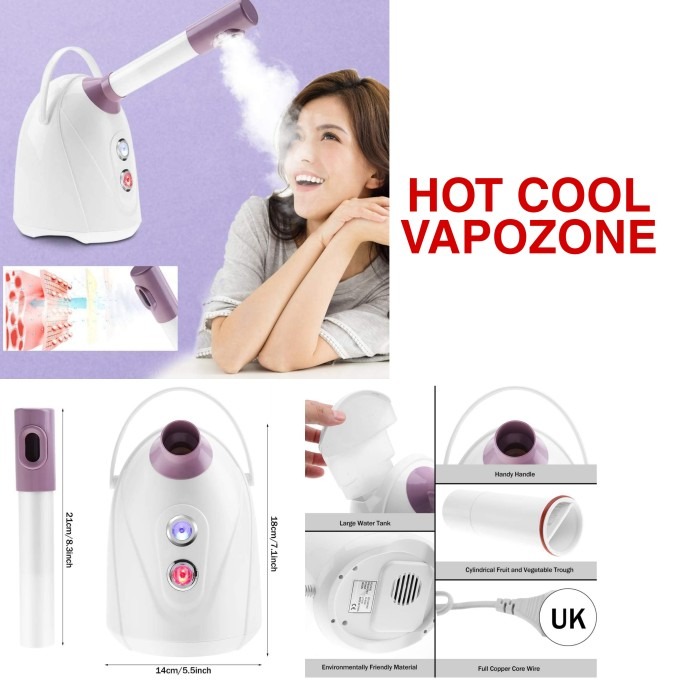 Steamer wajah uap vapozone ozone facial steamer face