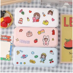 

Baru Kotak Pensil Estetik / Aesthetic Pencil Case Tempat Bolpen Plastik PP Murah