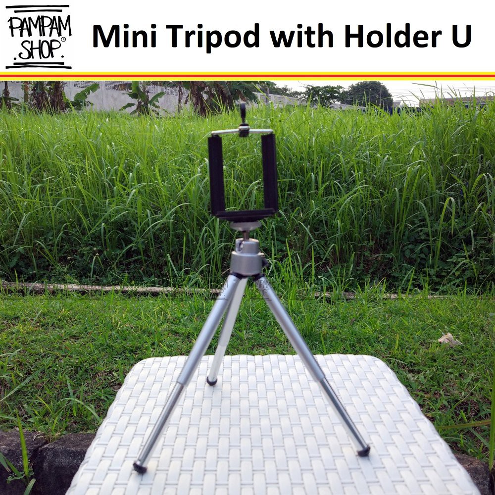 Original Mini Tripod Camera Universal With Free Holder U for Phone Bukan Yunteng Yun Teng YT-228