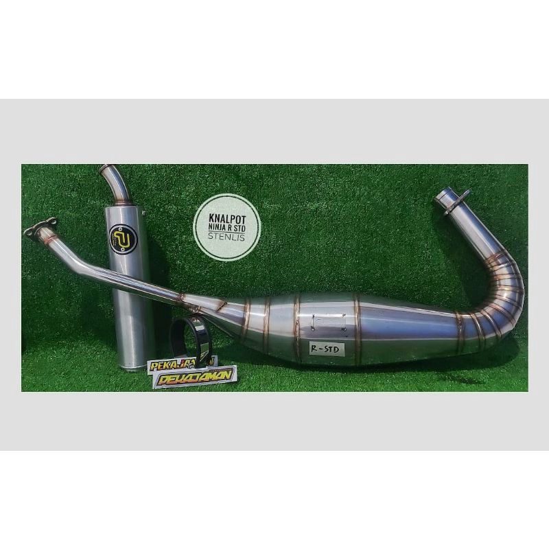 Knalpot Pekajaman Muffler Original Jogja Ninja R RR SS Stainless Original Racing Jogjakarta Fostep S