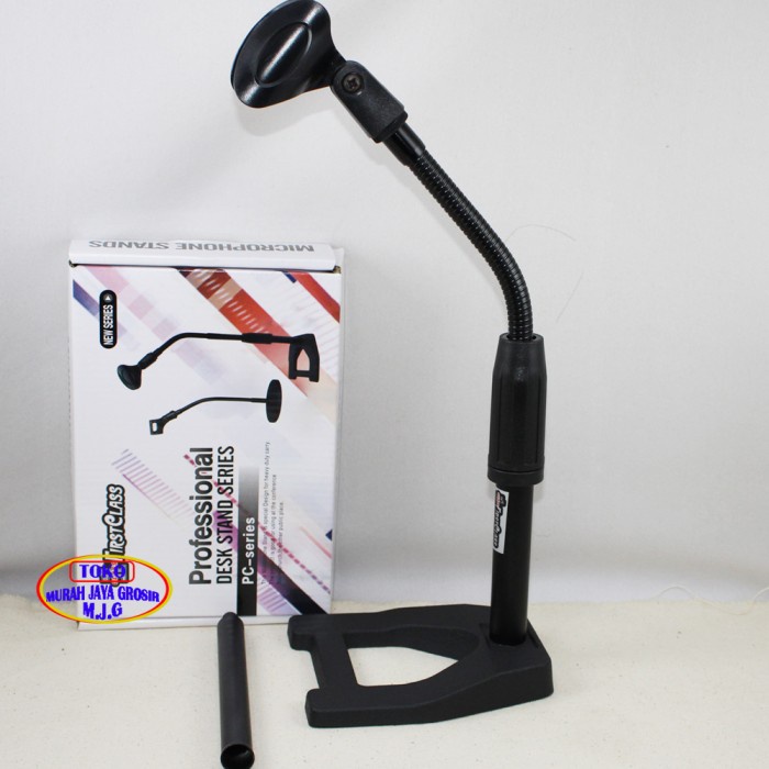 MURAH Stand Mic Meja FISRTCLASS Standmic Bodi Besi Fungsi 2 in 1 Mik Elastis