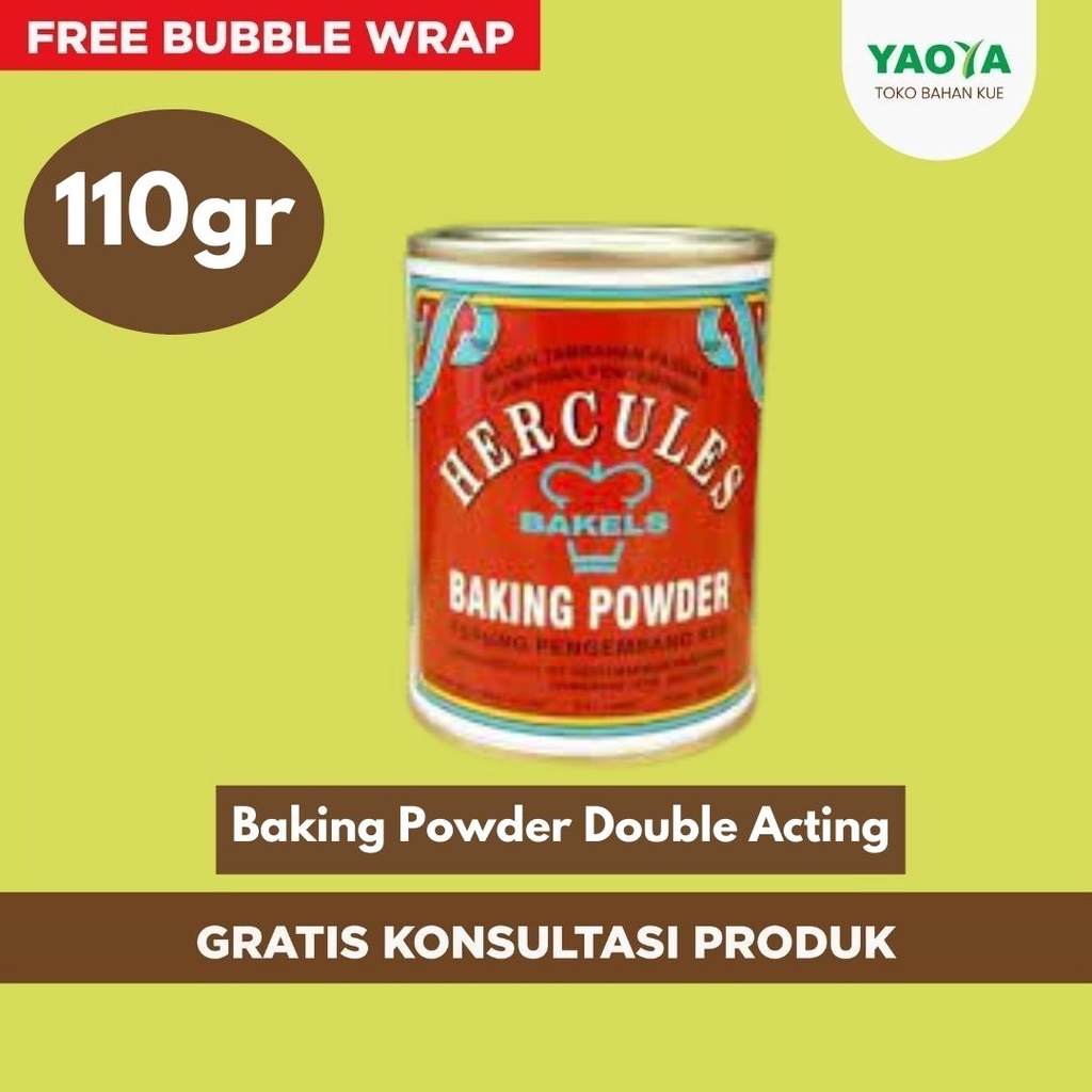 

HERCULES DOUBLE ACTING BAKING POWDER 110G