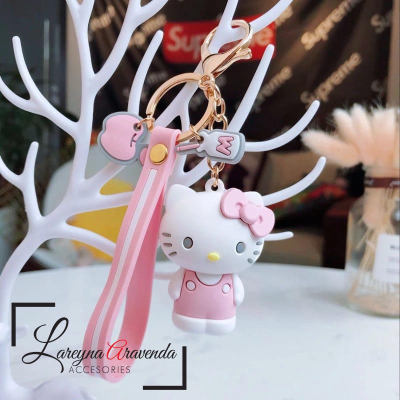 Gantungan Kunci / Cute Keychain SANRIO Keroppi Kuromi Purin Badtemaru Cinnamaroll Melody Hello Kitty