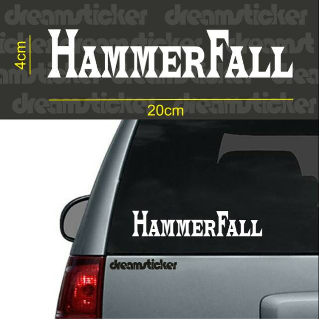 

Sticker Stiker Musik Band Hammarfall