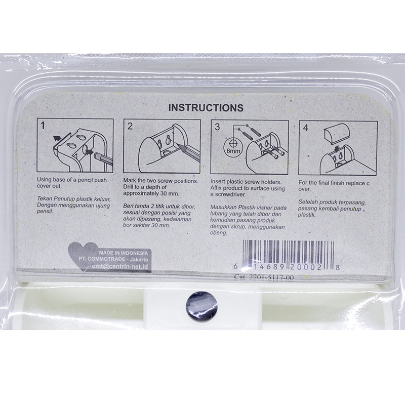 Ktmstore Tempat Sabun Rak Sabun Rak Kamar Mandi dinding soap dish villa 5117