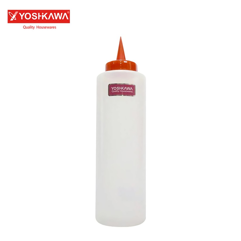 

YOSHIKAWA Botol Kecap 400 ML Squeeze Dispenser EVL-BK-02 Merah