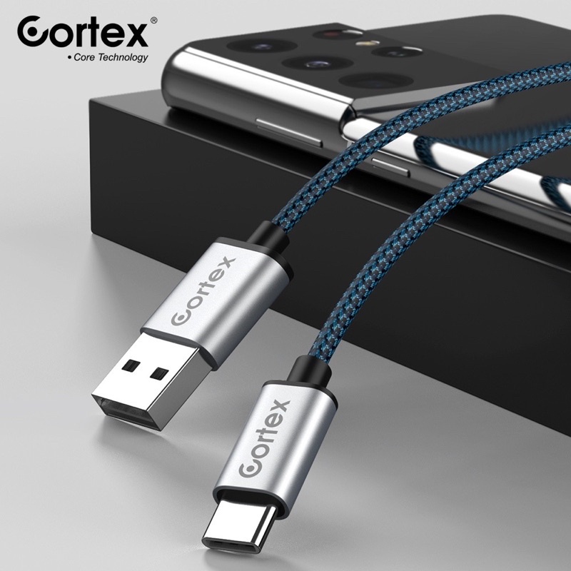 Cortex KE-212 Kabel Data Type-C To USB Cable For Tipe-C Quick Charge 3A Fast Charging 120CM 1.2M