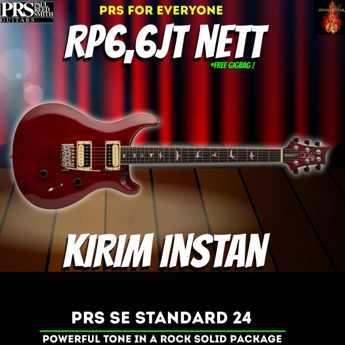 Prs Se Standard 24 - Vintage Cherry 2020 Electric Guitar