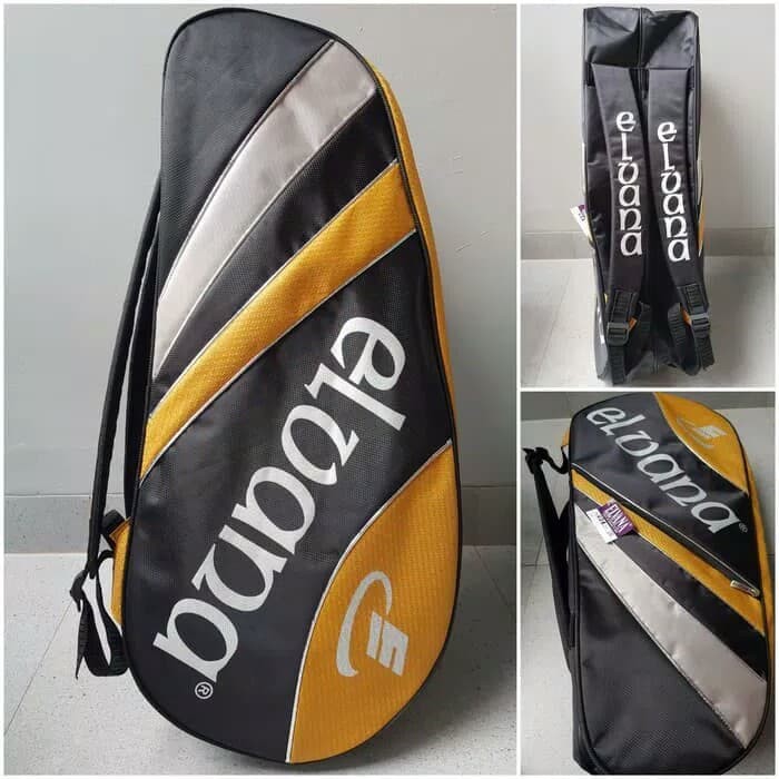 Tas Raket Badminton 2 Resleting / Tas Sepatu Raket Badminton