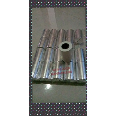 

KERTAS STRUK KASIR/PPOB PAPER ROLL 58x40 MM THERMAL POS RECEIPT MINI ( Harga 5pcs)