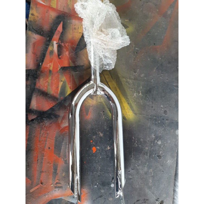 Garpu Sepeda / Fork chrome Jarum Bmx dan Minion
