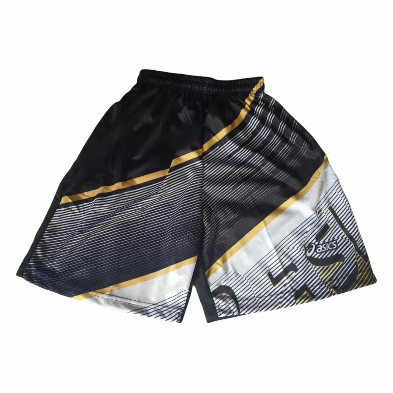 Celana Volly Asics Motif Printing.Celana Kolor Olahraga Nyaman