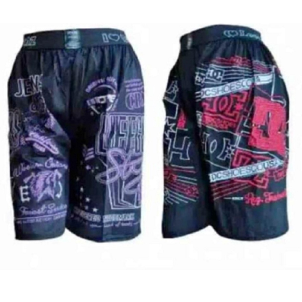 boxer dewasa pendek  unixes premium surfing distro kolor pantai santai READI STOK