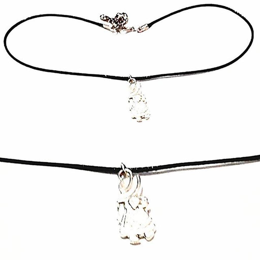 Baby Choker Necklace Silver Mysterious Girl | Kalung Handmade