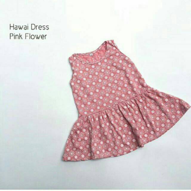HAWAII DRESS PINK FLOWER