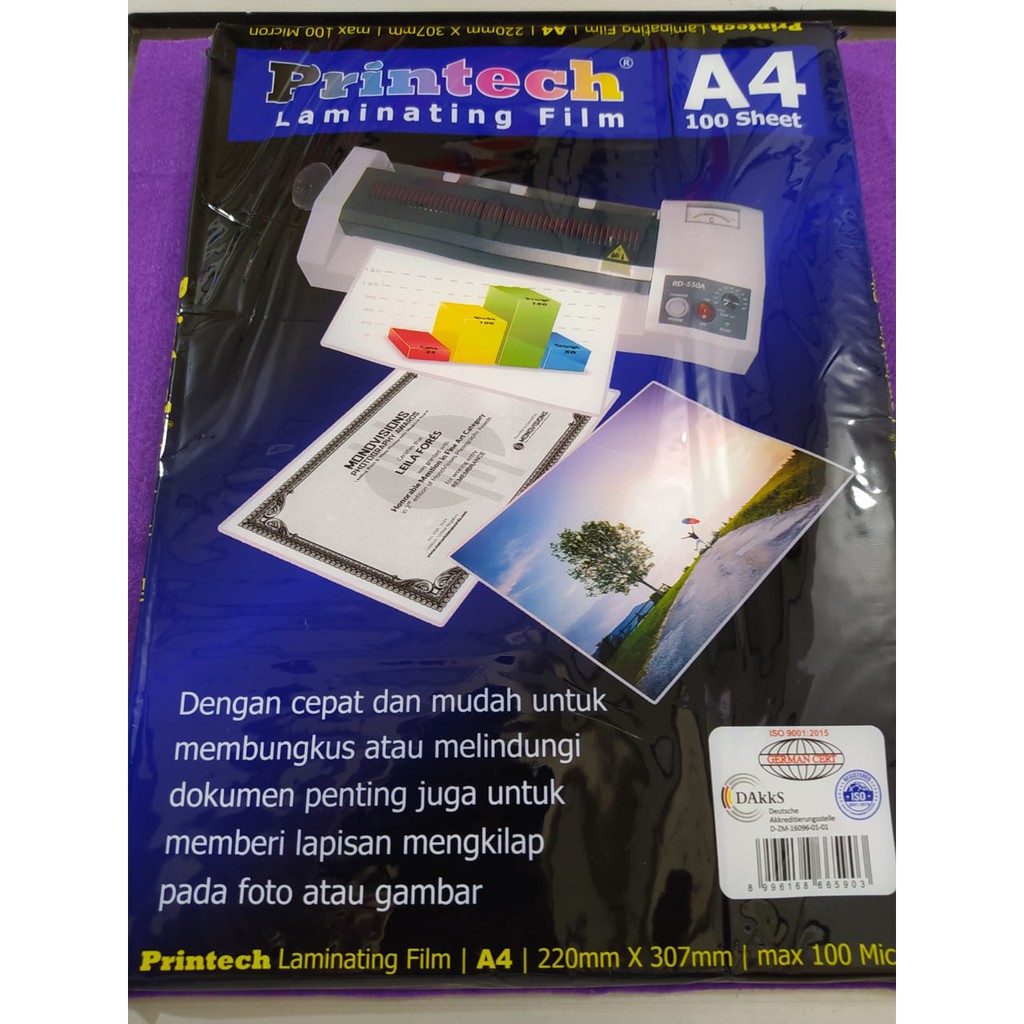 

plastik laminating A4