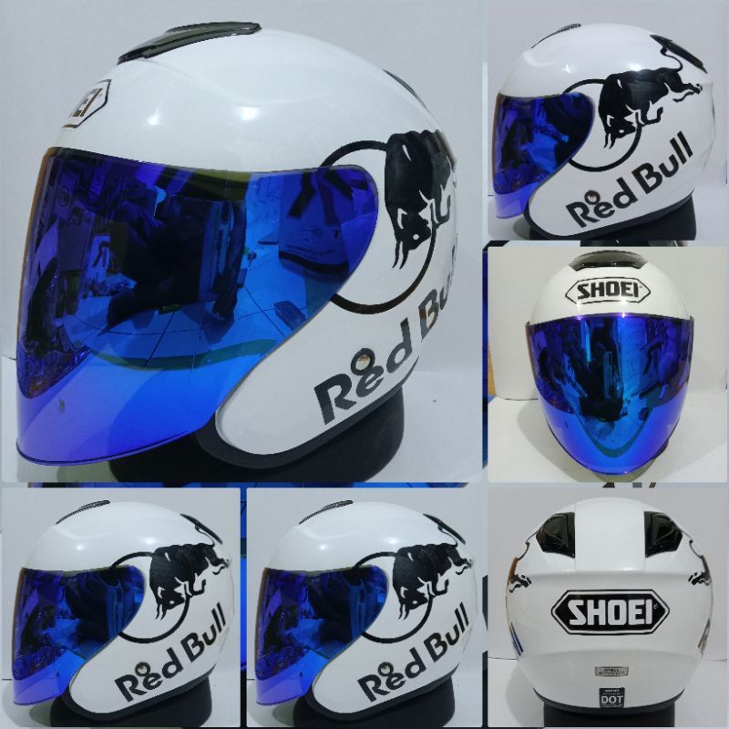 HELM KYT KYOTO DYR PAKET RED BULL