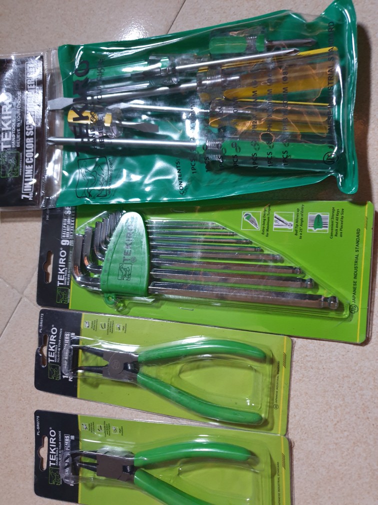 Tang Snap Ring Pliers 7 7 Inch Bengkok Buka Tekiro Ib Snapring Circlip 5 Eb Es Is Tutup Lurus Plier