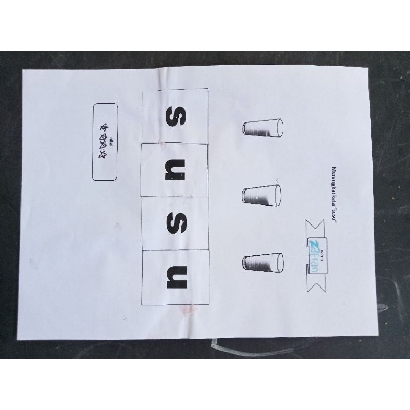 

Gambar Menempel Huruf Susu