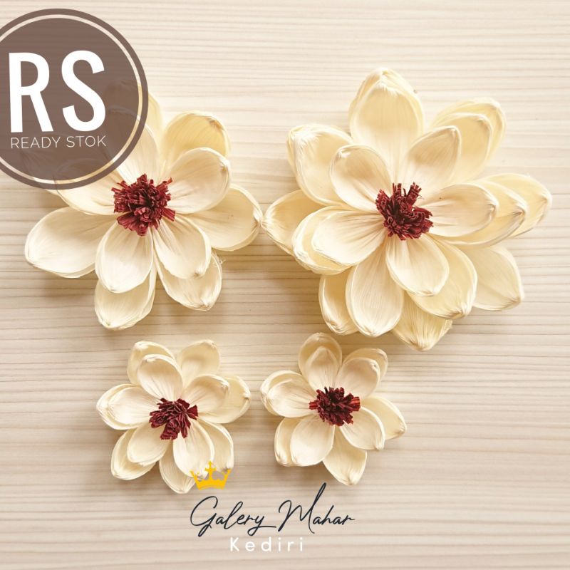 Bunga Klobot Bunga Teratai Dari Kulit Jagung Bunga Hiasan Rustic