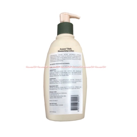 Aveeno Daily Moisturizing 354ml Lotion Soothes and Protect Dry Skin Handbody Aveno Afeeno Hand Body Untuk Kulit Losion