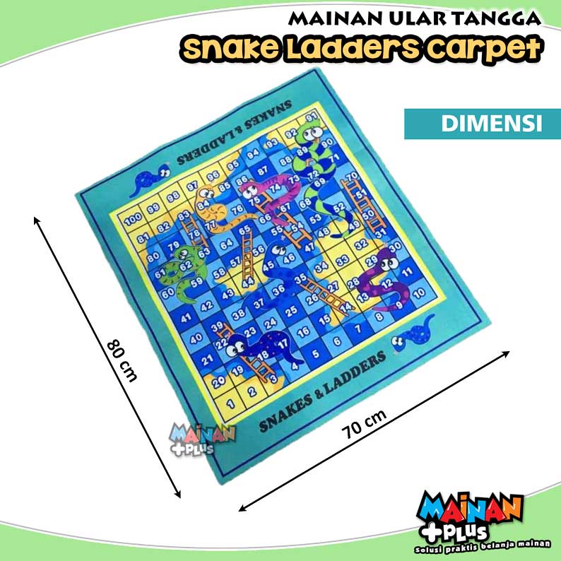 MAINAN ULAR TANGGA KARPET MATRAS SNAKES LADDERS CARPET JUMBO-1