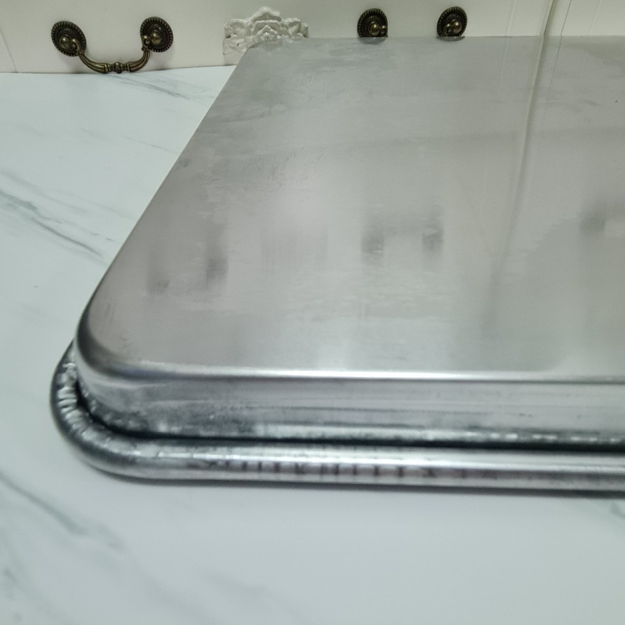 alumunium alloy oven tray 60x40x3cm / loyang kue kering / bake tray