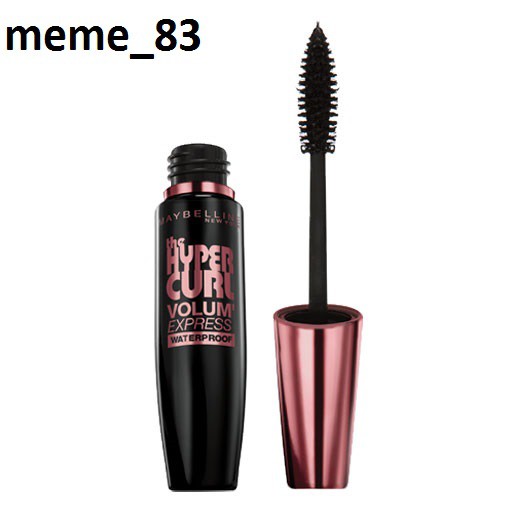 Maybelline Mascara The Hyper Curl Volum Express Waterproof Shopee