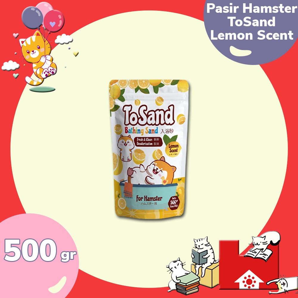 Pasir Mandi Hamster Tosand Bathing Sand 500 gr