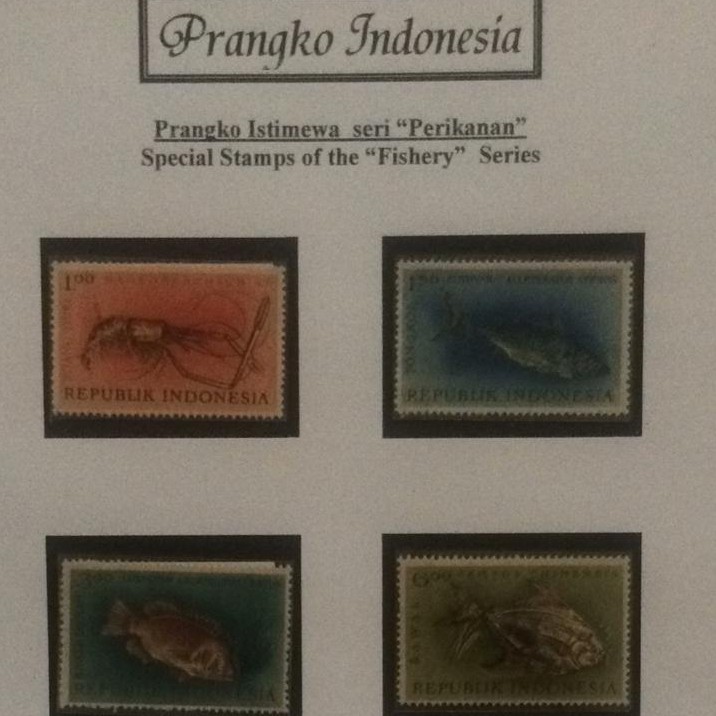 

Prangko Indonesia "Ikan" th 1963