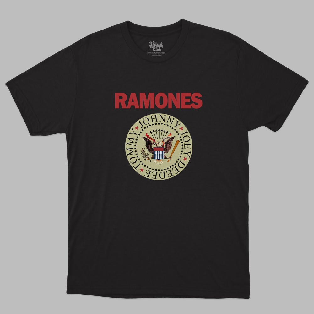 Original [TshirtFanclub] Kaos Musik Band Ramones President Black Unisex Tee