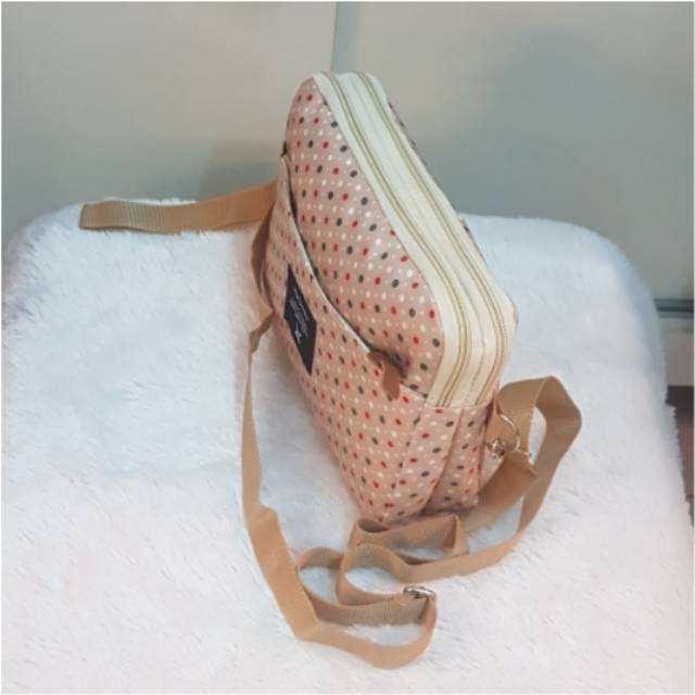 Tas selempang cewe crem Tas Bahu Tas Totebag Korduroi