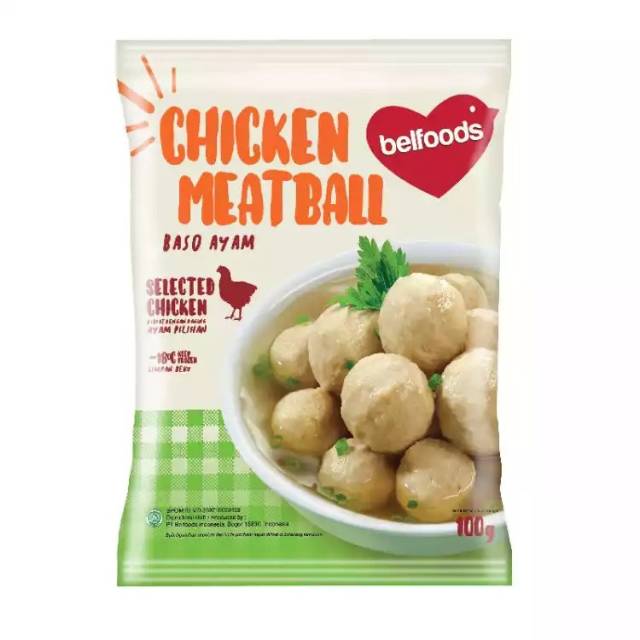 

Belfood bakso ayam 100gr