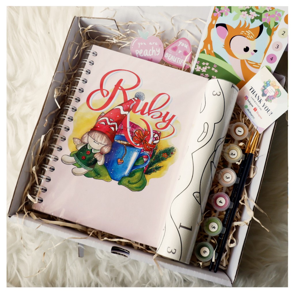 

PAKET 99 RIBU | Notes & Paint by Number Kit | Cloverartkey