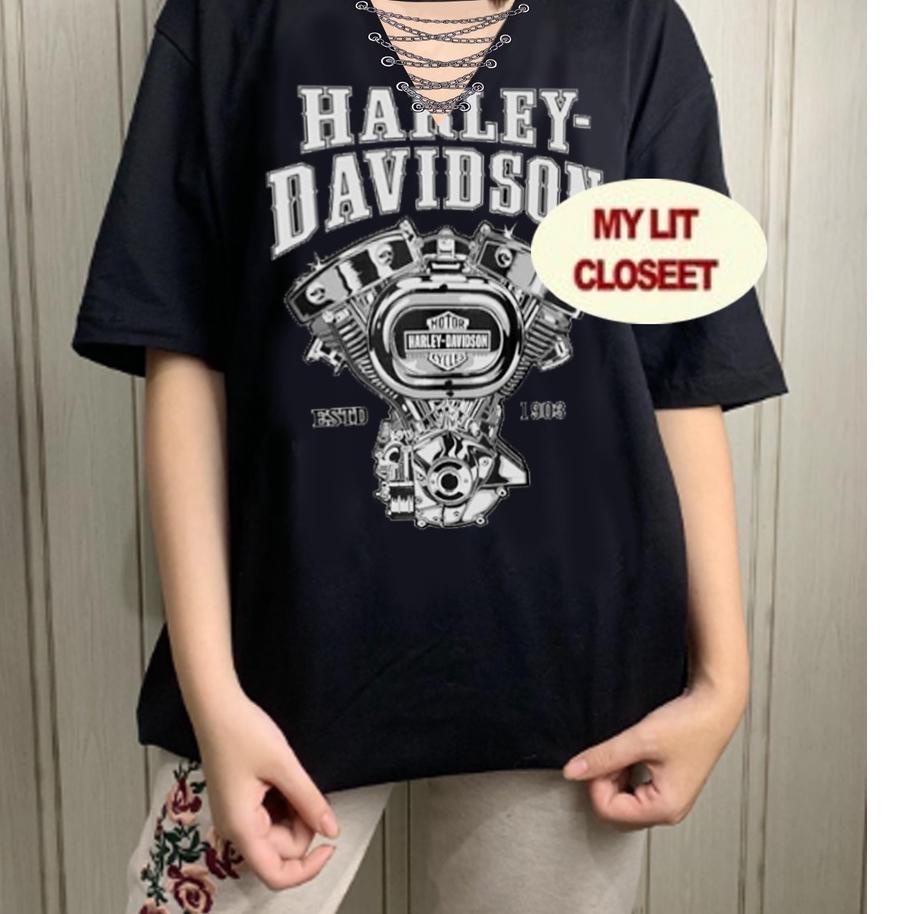 *Paling Laku* CHOKER TOP / CHAIN TOP/ BAND TEE/ KAOS HARLEY DAVIDSON Berkualitas
