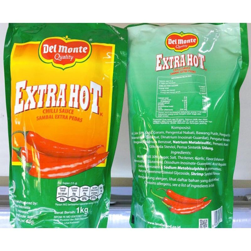 

sambal pedas extrahot 1kg