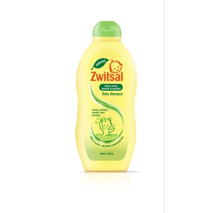Zwitsal Shampoo Bayi 100ml - Natural Aloevera Kemiri Seledri