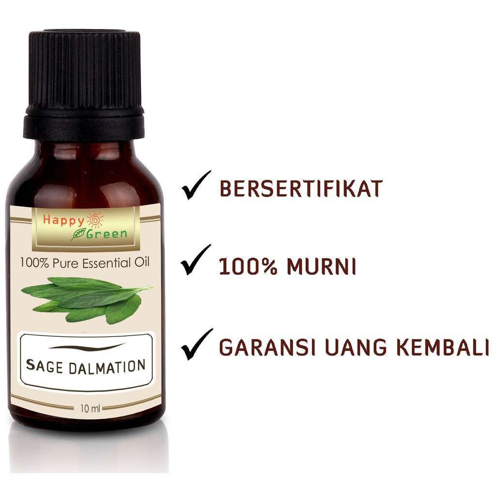 Happy Green Sage Dalmation Essential Oil - Minyak Atsiri Sage officinalis