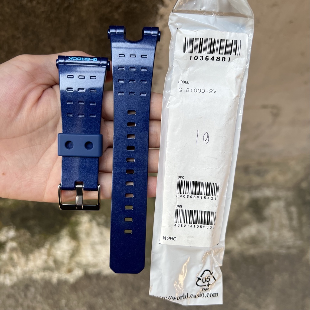Strap tali jam tangan casio g-shock G-8100D 2original band G 8100D