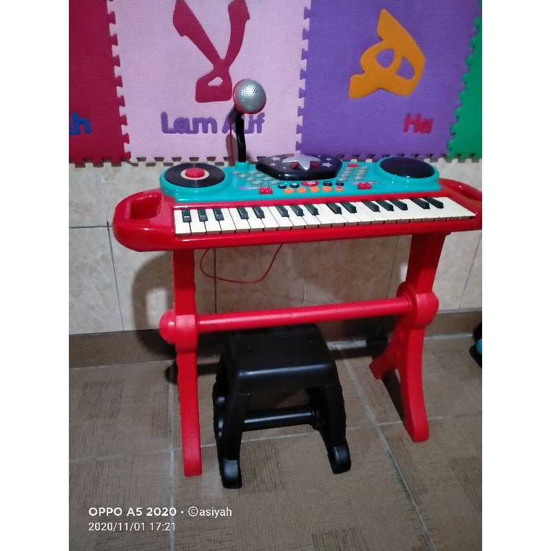 preloved mainan piano elc