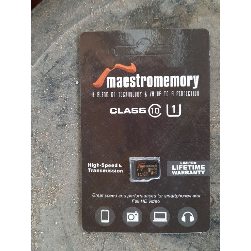 Kartu Memori SD Card Maestromemory 16GB Original