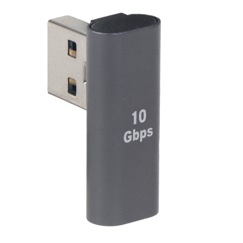 Vivi Adapter Konverter USB 3.0 Tipe C Male Ke Female Sudut Kanan 90 Derajat